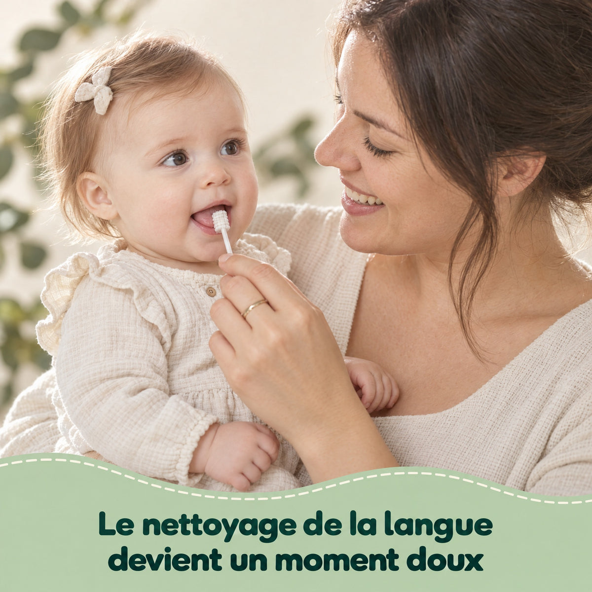 Walko Soin buccal bébé — un moment doux entre maman et bébé