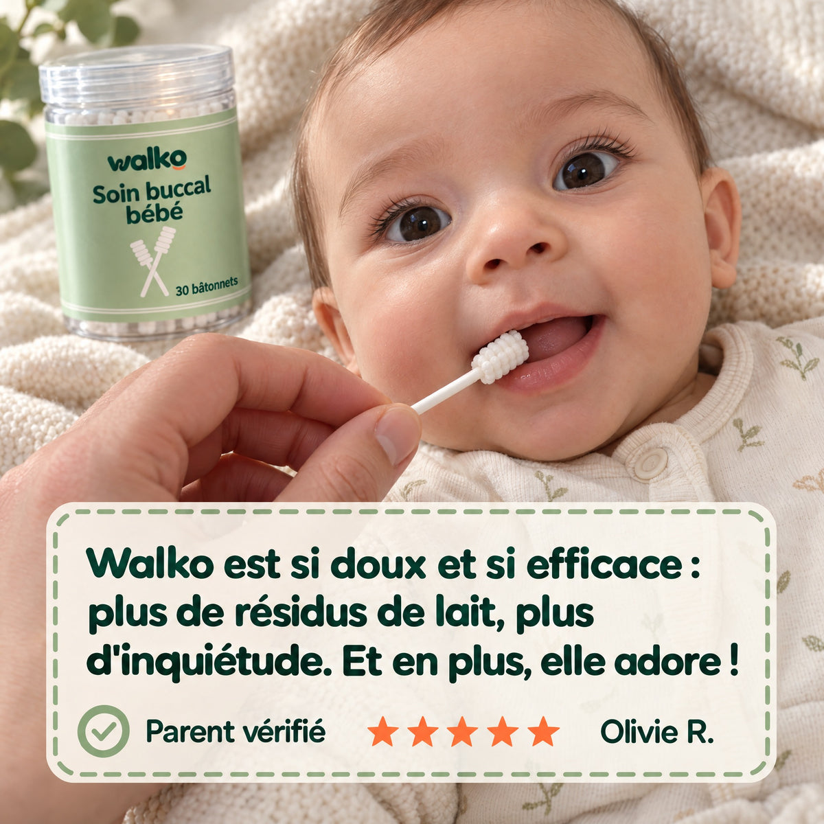 Walko Soin buccal bébé — avis d'un parent, 5 étoiles